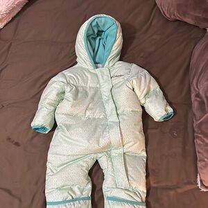 Columbia baby snow suite 6-12 month